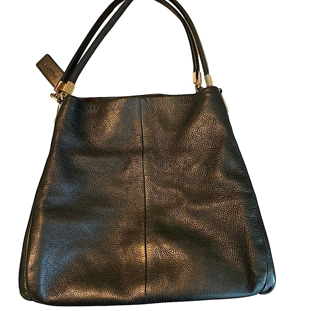 Coach Madison Phoebe black leather  Purse